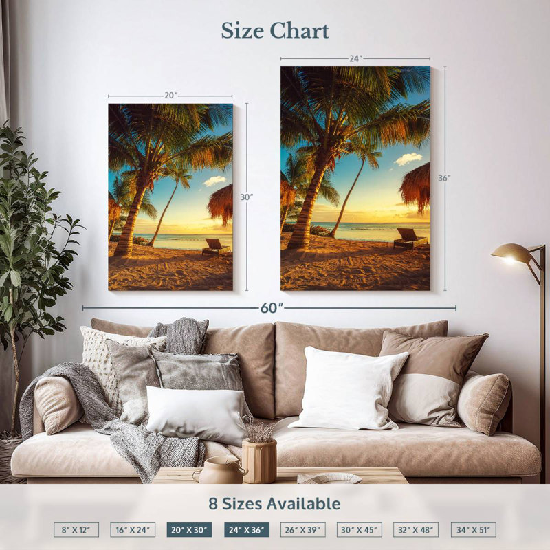 Gillard Lonely Caribbean Gillard, 36" H x 24" W