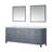 Jacques 84 in. W x 22 in. D Double Bath Vanity, and 34 in. Mirrors-37292517-112957818