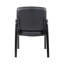 Schefter Faux Leather Seat Waiting Room Chair with Metal Frame