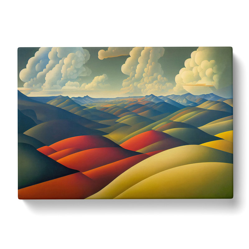 Wonderful Mountain View - Wrapped Canvas, 35cm H x 50cm W x 3cm D