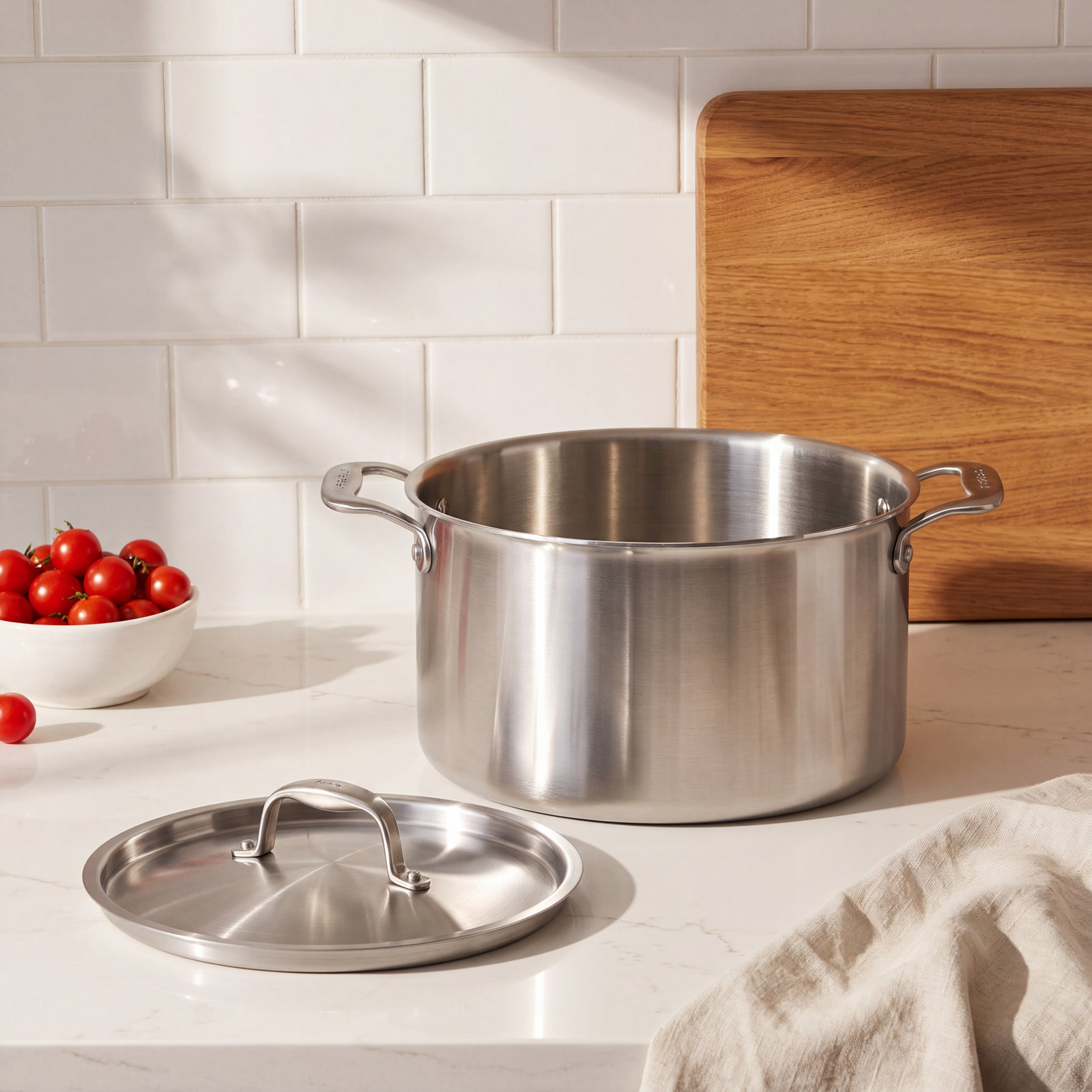 8qt Stainless Steel Stockpot with Lid