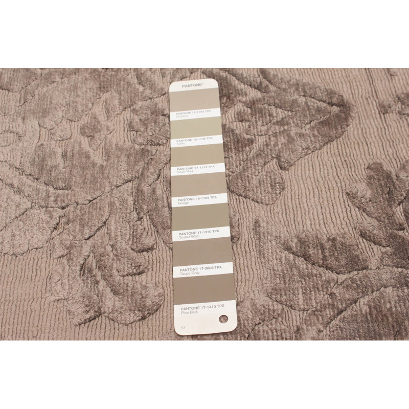 Tapis brun noué à la main Tietjen Damask