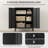 80Cm Wide 2 Door Metal Sideboard-434419474