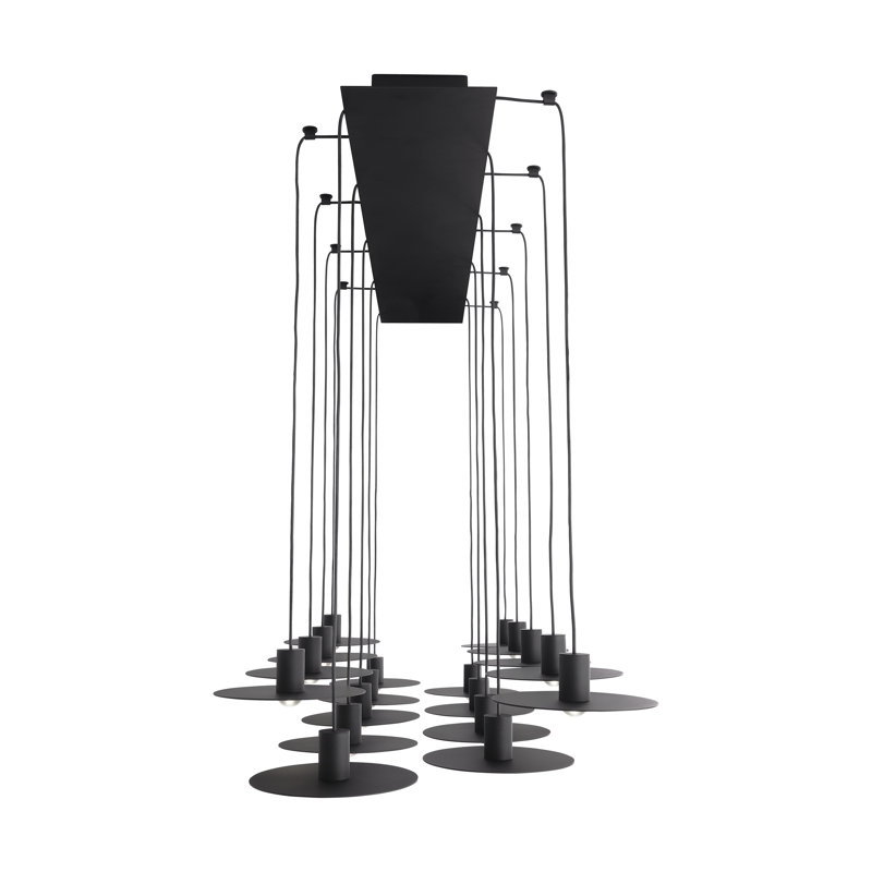 Eaves 18 - Light LED Pendant, Nightshade Black