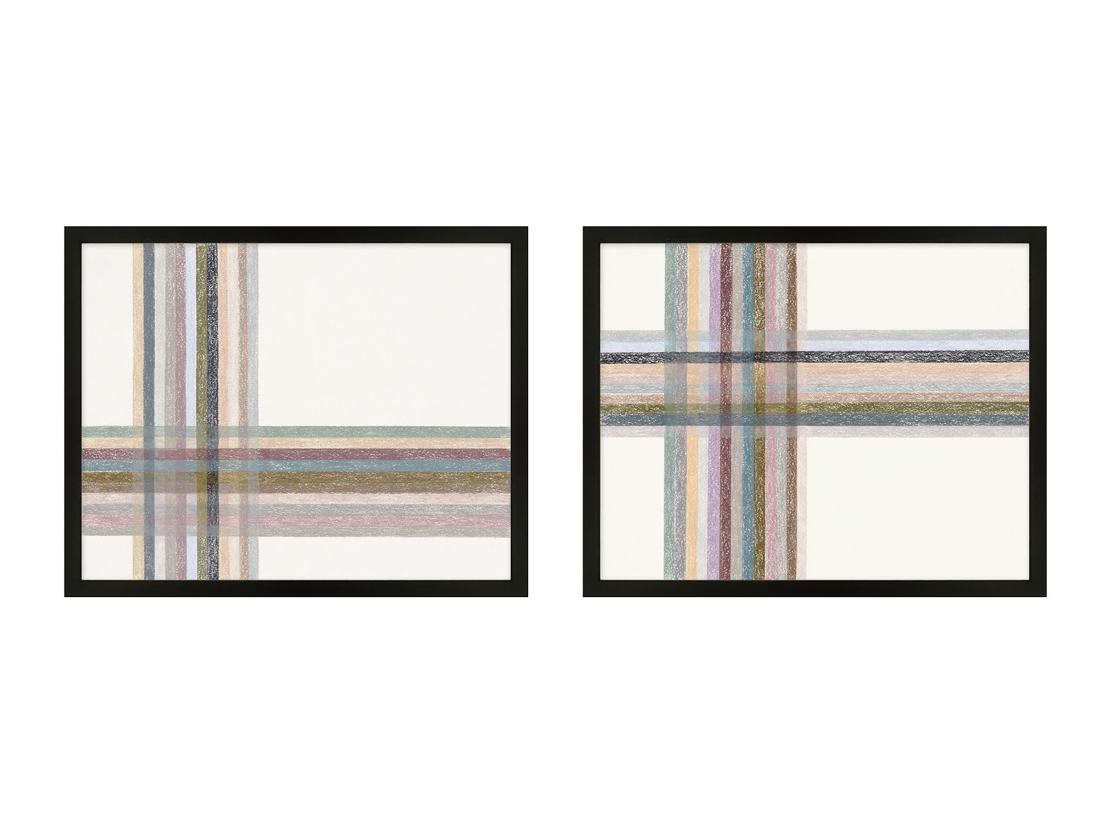Lagos "Intersections Horizontal" Print, Black Framed, 25" W x 20" H