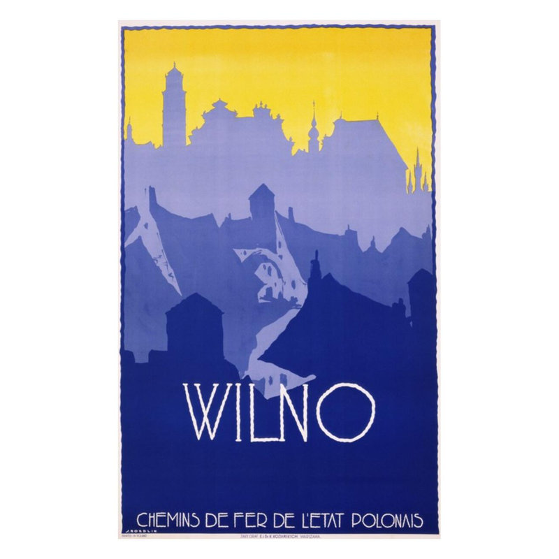 «Wilno» par Stefan Norblin, impression giclée, H 28 po x l 22 po