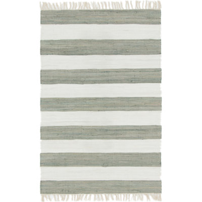 Rinker Cotton Striped Indoor Rug