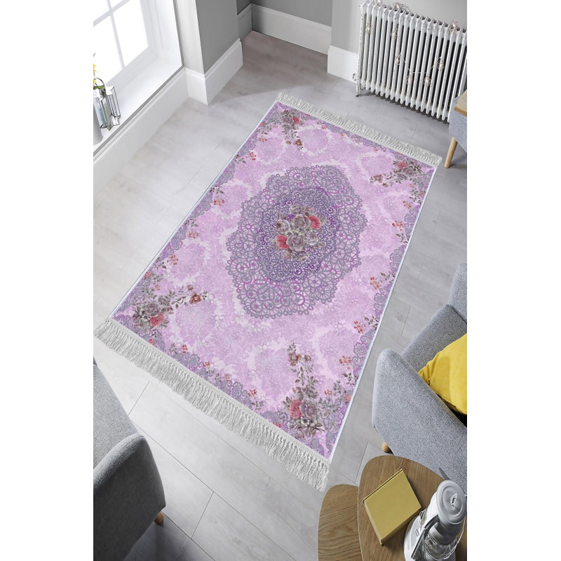 Luxurious Hall Carpet, 100% Velvet Fabric, 2.6 x 9.8 ft | Antibacterial & Non-Slip | 0.4 in Pile Height, Machine Washable | Durable Woven Design with 3D Digital Printing | Perfect for Home Entryways & Living Rooms
