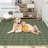Modern Machine Washable Rug with Rubber Backing for Living Room Non-Slip Dining Room Rug Easy-Cleaning Floor Carpet for Bedroom-216707056