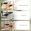 Ergonomic Kneeling Chair, Posture Desk Chair for Home Office, Black-138129456