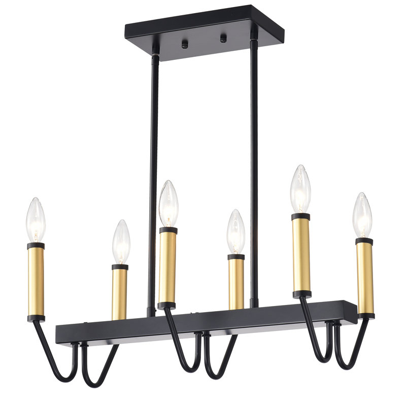 Lustre 6 lumières façon bougie Lavallée