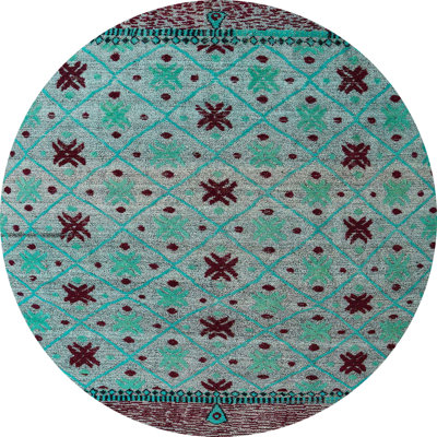 Tapis décoratif multicolore à motif abstrait