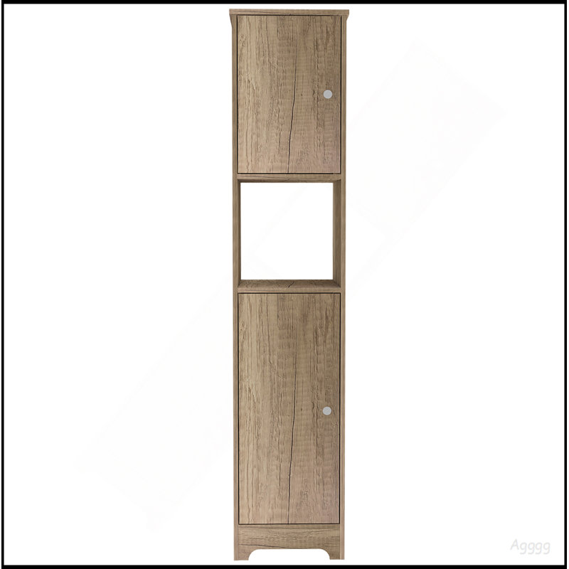 Ibis Linen Cabinet, Double Doors, Four Interior  Shelves, Two Cabinets  , Beige