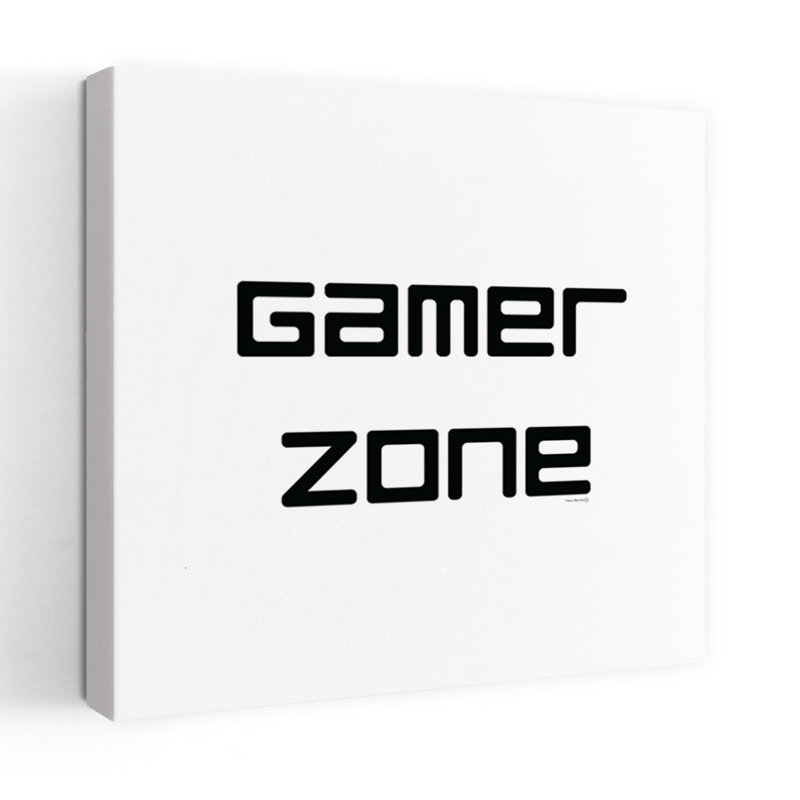Art contemporain abstrait Gamer Zone, H 18 po x l 18 po