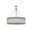 54"W Cilindro Circle X Textrene Pendant