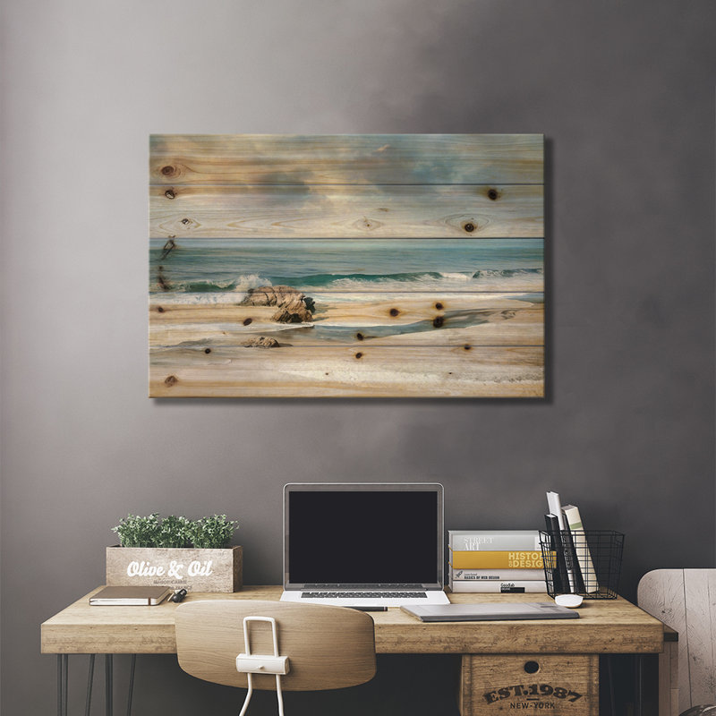 «A Forever Moment» par Mike Calascibetta, impression sur bois sans cadre, L 40 po x H 26 po