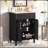 24Inch Small Bathroom Vanity With Integrated Sink-1653299307