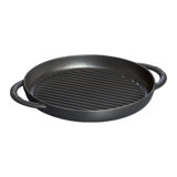 Staub 10.24 in. Cast Iron Round Grill Pan