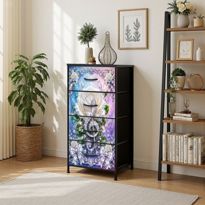 Commode de rangement verticale 4 tiroirs