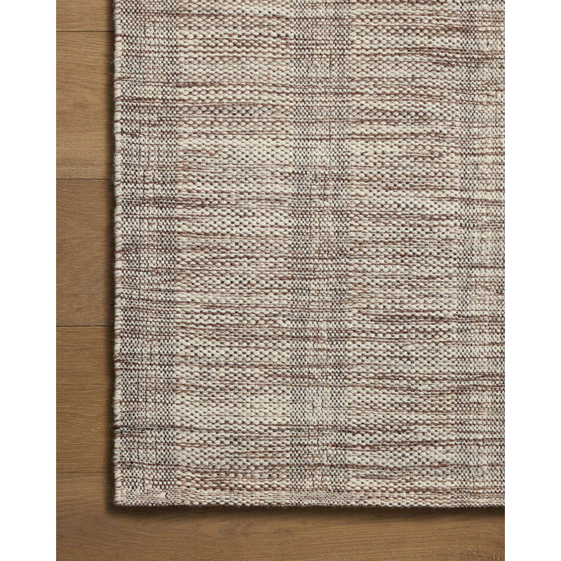 Eugene Plaid Indoor Rug, Châtaignier / ivoire, 5'-0" x 7'-6"