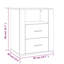 Jannika 50cm W Manufactured Wood Bedside Table-677483314