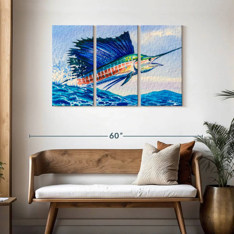 Brampt Sailfish, 28" H x 45" W