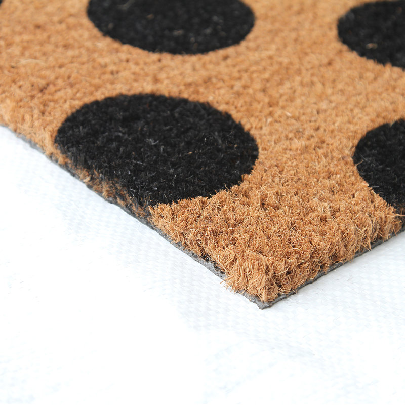 Non-Slip Polka Dots Indoor / Outdoor Doormat, Rectangle 40 x 60cm