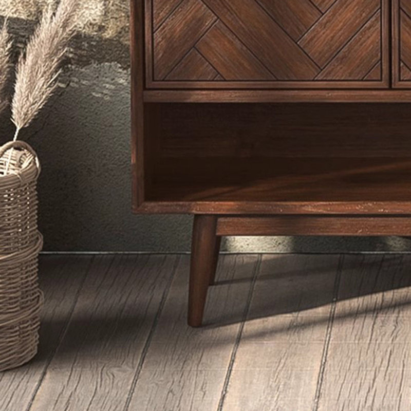 Nut-Brown Solid wood Shoe Storage