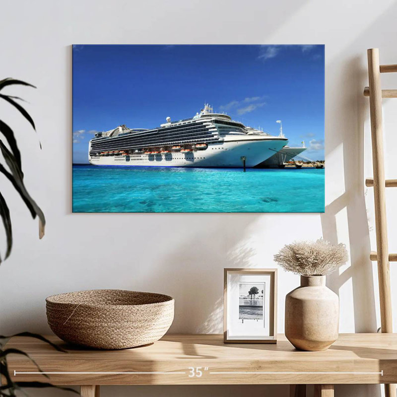 Bateau de croisière Mehar sur l'île Caicos, H 16 po x l 24 po