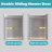 50"-54" W x 72" H Double Sliding Semi-frameless Shower Door with Two Handles-98882083