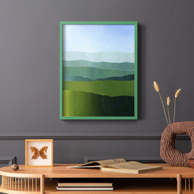 Blue Ridge Fade II Framed Print - Solid Wood
