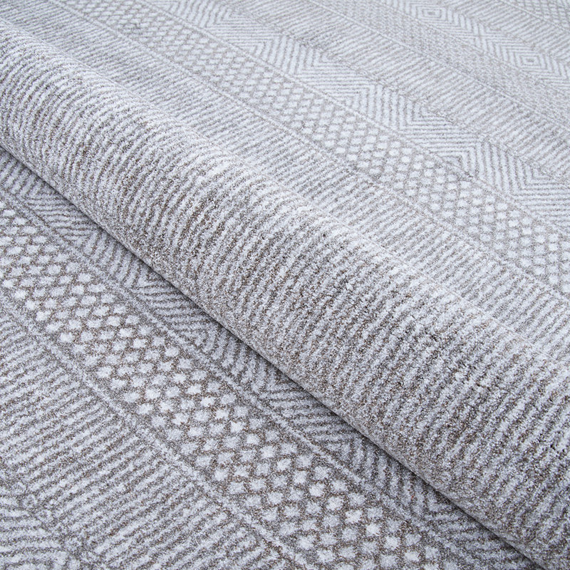 Tapis gris Carnesville, Rectangle 2 pi x 3 pi 7 po