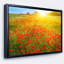 «Beautiful Sunshine over Poppy Fields», reproduction de photo sur toile tendue encadrée-64592313-26689415