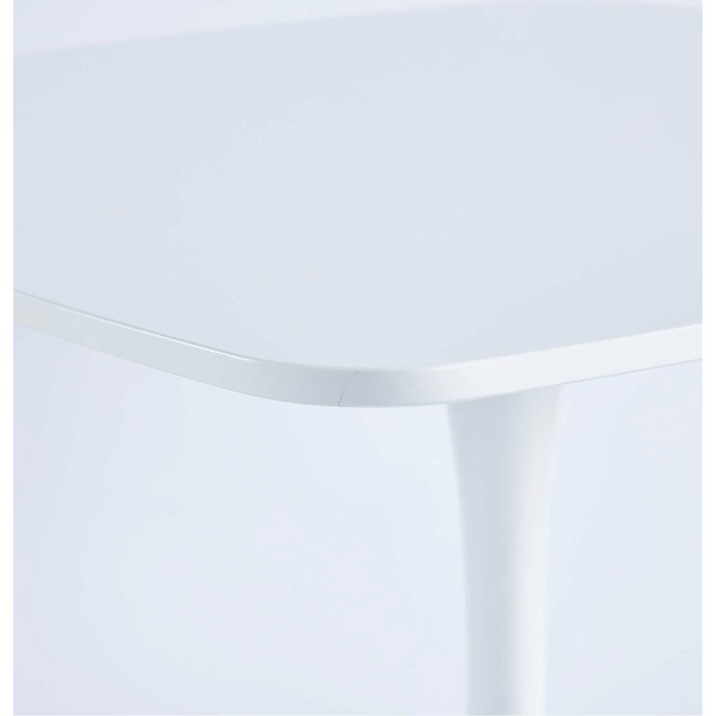 Table de salle à manger 42,1 po Mid-Century, Blanc
