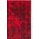Tapis oriental rouge / noir Olius