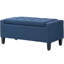 Banc de rangement avec repose-pieds