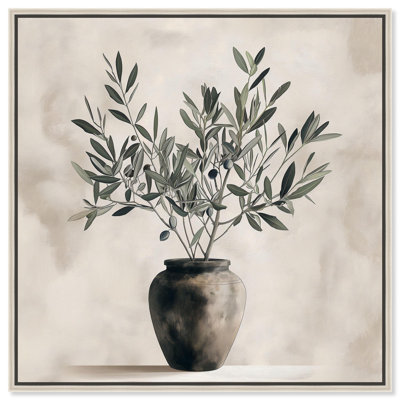 Green Beginnings Canvas Vintage Botanic Art by Art Remedy