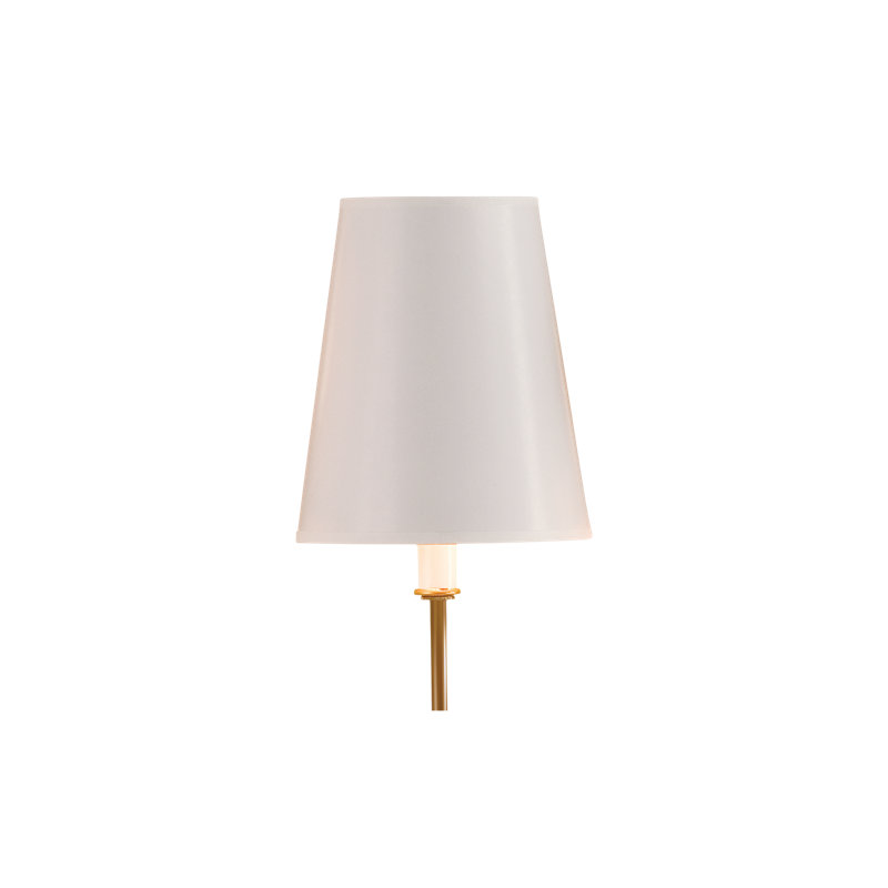 Abat-jour de lustre en papier blanc