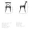 Chaise d'appoint en bois massif Tacony-115627287