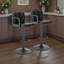 Tabourets de bar carrés en cuir pu, tabourets de comptoir pivotants réglables avec dossier et accoudoirs-901055847-904253409-901055770
