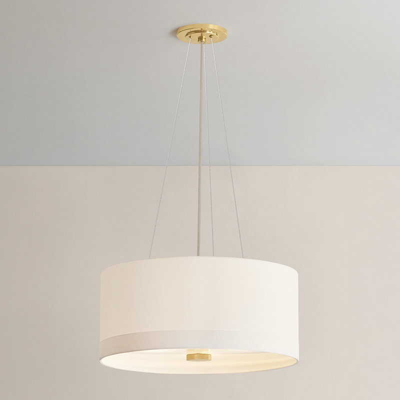 Luminaire suspendu Ashland, H 10,25 po x l 22 po x P 22 po, Quatre lumières