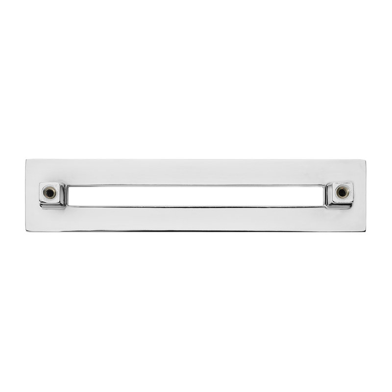 Poignée barre 5" centrée Carraway, Chrome poli