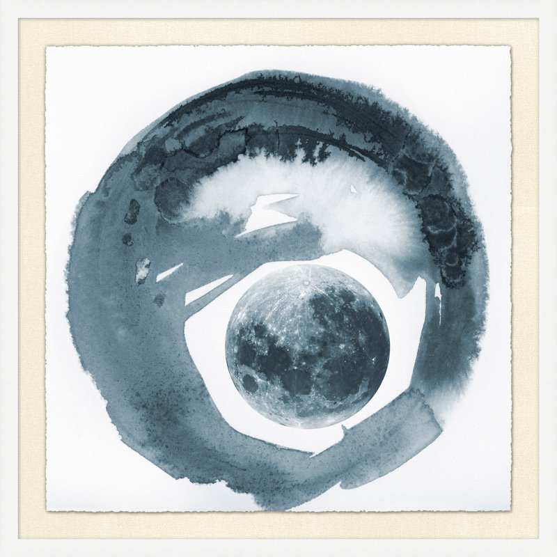 Cosmic Coffee 3 par Mat Sanders - Peinture encadrée sur papier