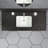 49'' Quartz Single Vanity Top with Sink and Pre-Drilled Faucet Holes-70977029