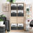  Sorbus Foldable Storage Bins – 6-Pack Fabric Storage Cubes, 11-Inch Cube Collapsible Organizer Bins for Closet, Shelves, and Cubby Storage, Black-109423889