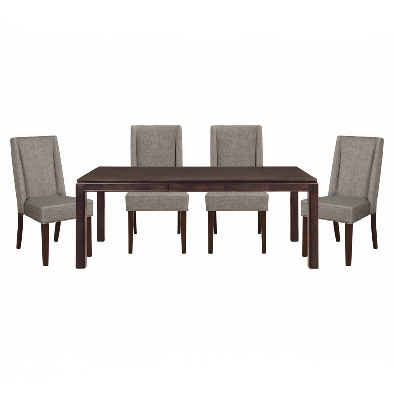 Table de salle à manger avec rallonge, 5