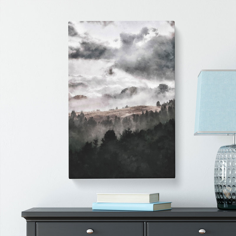 Mist Over Wurzjoch In Italy - Wrapped Canvas, 91cm H x 60cm W x 3cm D