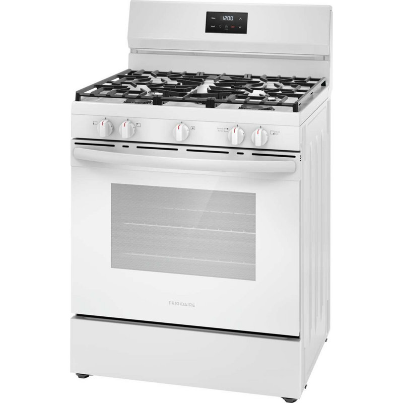 Frigidaire 30" Gas Range With Quick Boil, White
