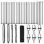 Welded Wire Fence With 7 Flanged Posts Steel-577616548-577616471