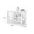 Burlywood Solid Wood+Tempered Glass Display Cases